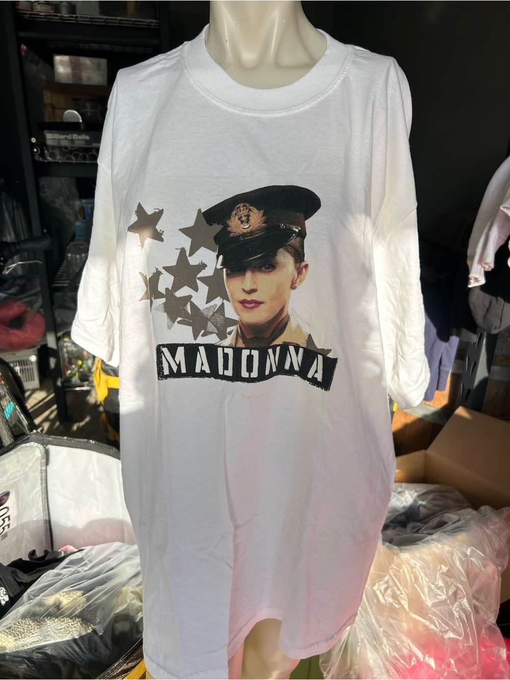 Vintage Madonna shirt size large as is condition